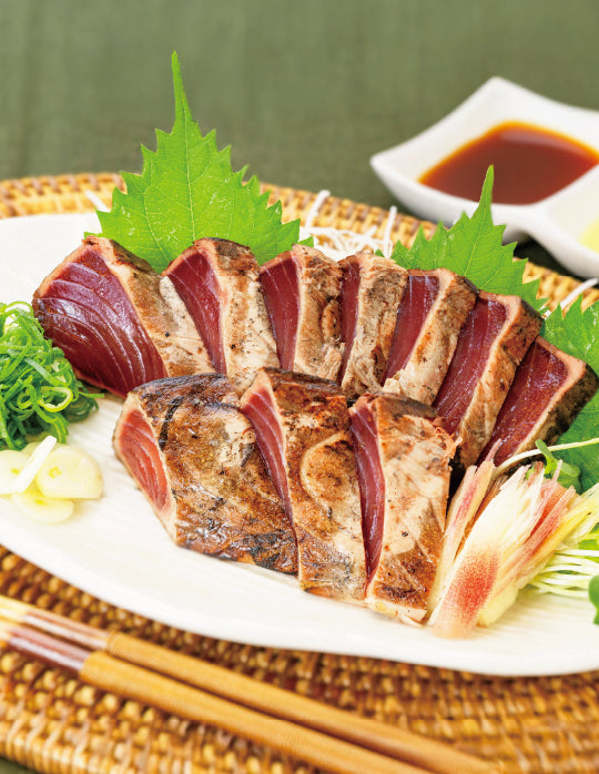 高知/産直送料込み]明神水産 藁焼き鰹たたき 超特大 南方鰹4～5