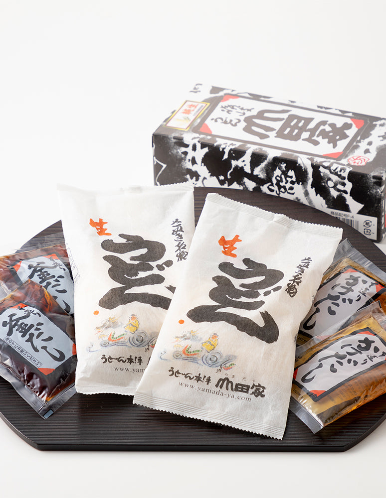 うらやん　まとめ売り 香川の定番おみやげ]山田家 純生さぬきうどん F-4 – おとりよせ四国