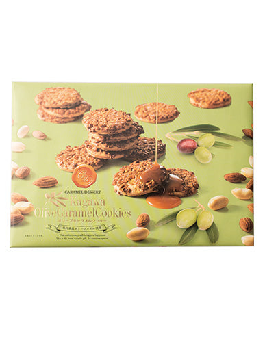 香川]香川オリーブキャラメルクッキー(小:12枚入り/大:24枚入り
