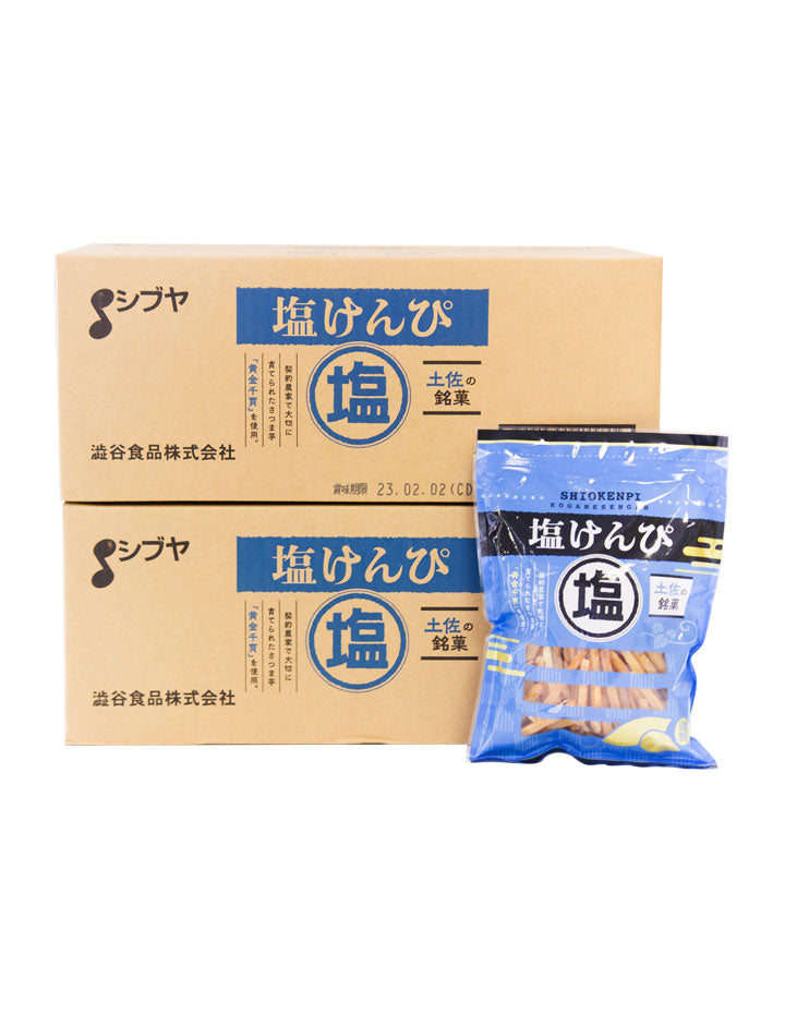 【箱買い値引き】澁谷食品 とさの塩けんぴ(チャック付)(2ケース/24袋)