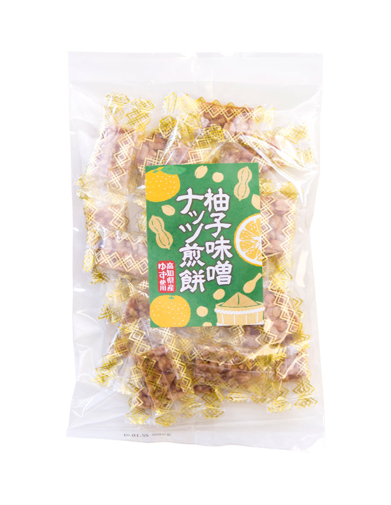 [高知]柚子味噌ナッツ煎餅